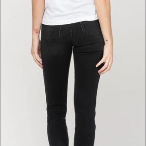 Vervet by Flying Monkey High Rise Button Skinny Jeans
